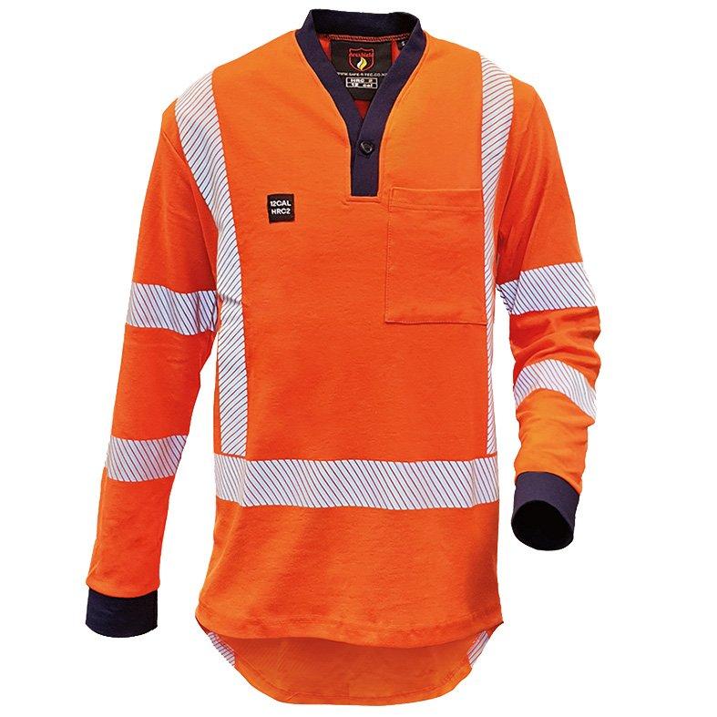 Fr Poloshirt 240Gsm Cotton, Orange Ttmc, 12 Cal-Size 3Xl