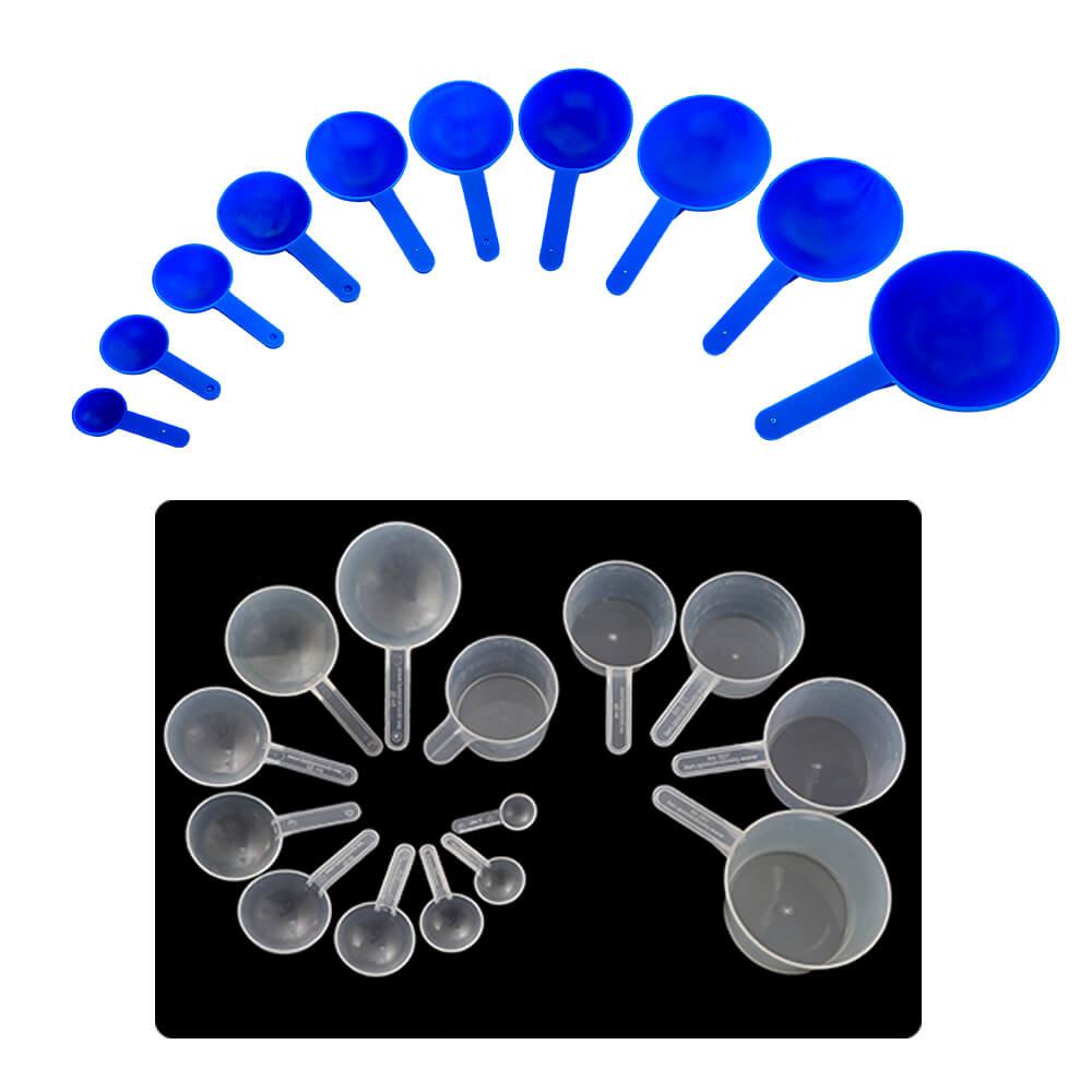 Plastic Scoop 1ml Blue (19D x 9H x 43L)mm