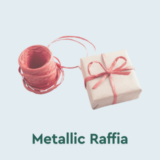 Gold & Bronze Metallic Raffia for Gift Wrapping NZ | Insinc