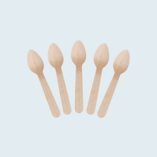 Wooden Teaspoons NZ | Eco Disposable Spoons