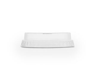 Cold Cup PLA Flat Lid with Straw Slot 76mm, Carton 1000 - Vegware