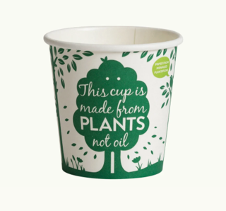 110mL Single Wall EcoCup (60mm) FSC® MIX GREEN - Ecoware