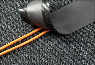 Cord Cover Carpet Black 1000mm X 150mm - Glomesh