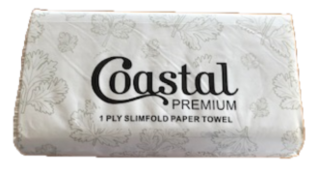 Slimfold Premium Paper Towels 1ply - Coastal 