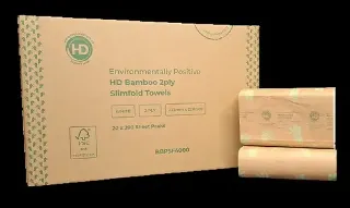 Slimfold Premium Paper Towels 2ply - Bamboo Paper - Hygiene Direct