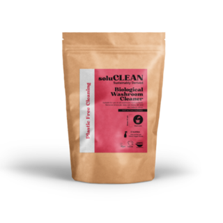 Biological bathroom / washroom cleaner- Fragranced Soluble Sachets Pack 2 (1 sachet = 750ml) - soluCLEAN