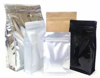 PF Flat Bottom with Zipper 3kg Silver Shiny 260x110x340mm Carton 400