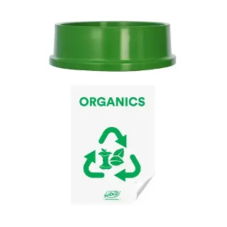 Sabco Recycling Lid Green - Organics