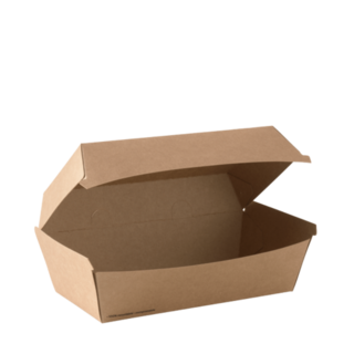 Go Medium Meal Box Brown 175 x 90 x 82   - Detpak