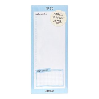 Carpe Diem Magnetic To Do List Sky Blue