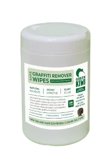 Safe Graffiti Remover Wipes Tub 200s Carton 4 - Green Kiwi