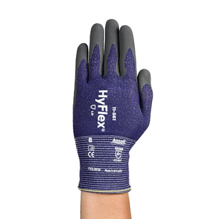 Ansell Hyflex 11-561 Nitrile-Coated Cut Resistant Gloves – Lightweight and Durable - L