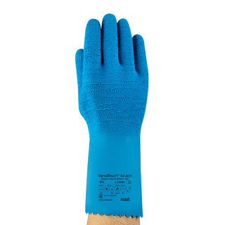 Ansell AlphaTec 62-401 Latex Thermal Gloves – Crinkle Finish For Reinforced Grip - M