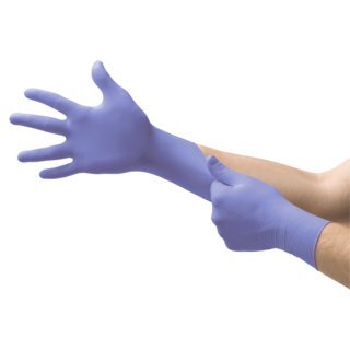 Ansell MicroFlex 93-843 Nitrile Disposable Gloves – Sturdy Protection for Demanding Jobs - S